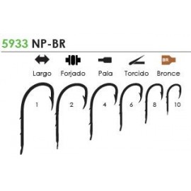  ANZUELOS MUSTAD ULTRA 5933 BR (10 pcs)