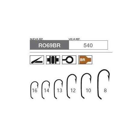 ANZUELO MUSTAD 540-RO69BR