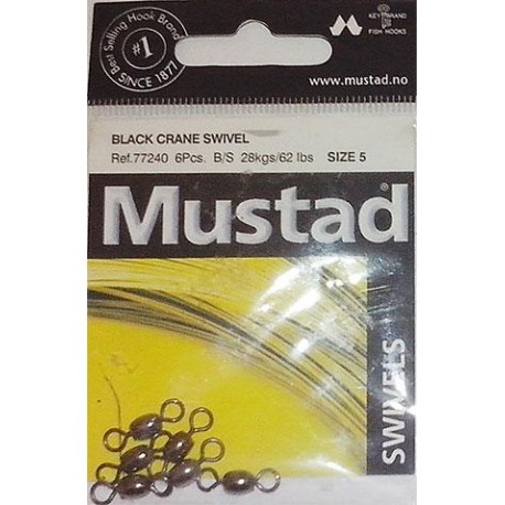 EMERILLON MUSTAD BLACK CRANE 77240