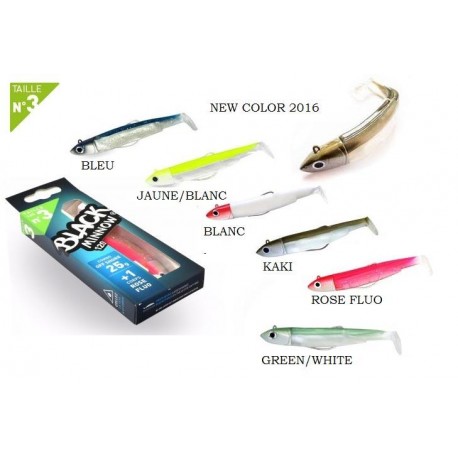 COMBO BLACK MINNOW nº 3 120 25gr