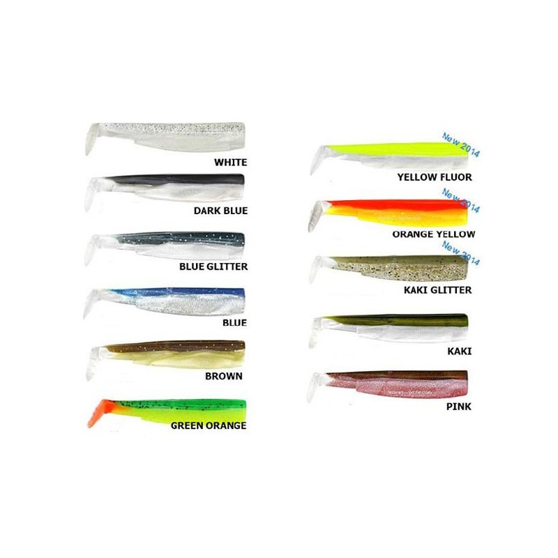 Cuerpos Vinilo Fiiish Black Minnow 200