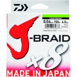 SEDAL TRENZADO JBRAID X8 150mts 